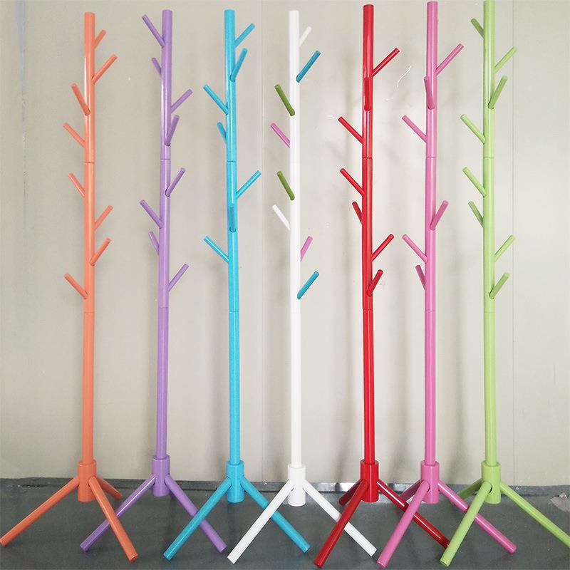 心悦嘉式落地衣帽架挂欧卧室简易创意木挂衣架BS2047衣服质架子