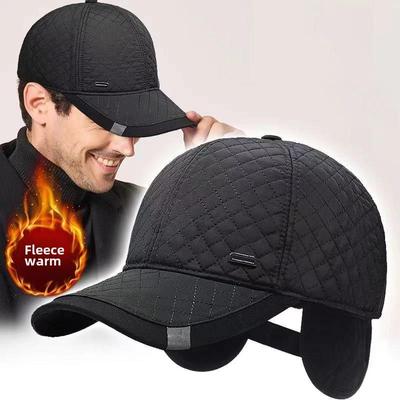 2025中老年鸭舌帽保暖帽子奥嘉威