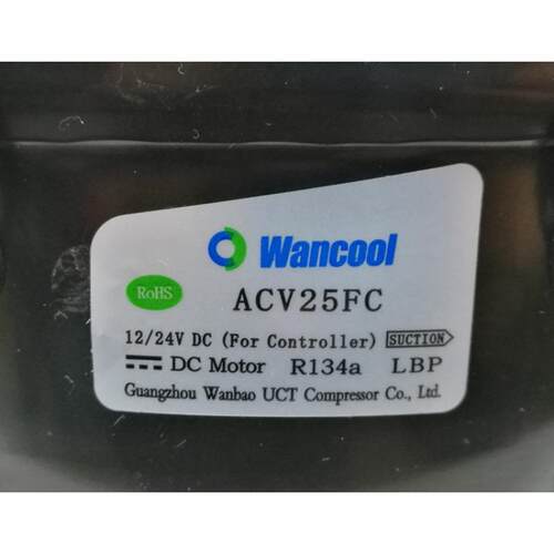 万宝华光压缩机ACV25FC冷柜冰箱展示柜制冷12/24V直流活塞式风幕