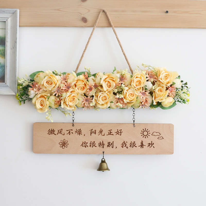 门牌创意轻奢别墅花园入户挂牌背景墙遮丑家居店铺小院挂件可定制