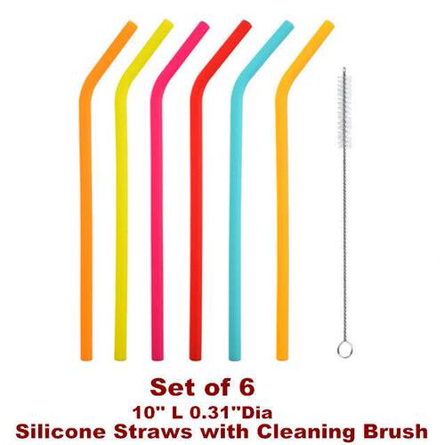 Silicone Drinking Straws for 30oz 20oz Tumblers Yeti Rtic