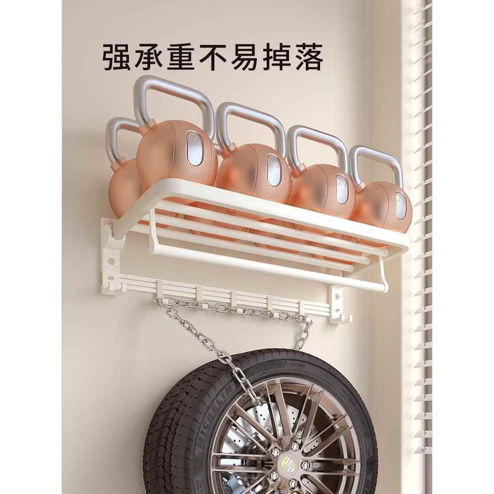 免打孔毛巾架卫生间浴置物子一体psykyjjX厕所架浴室架巾五件套放