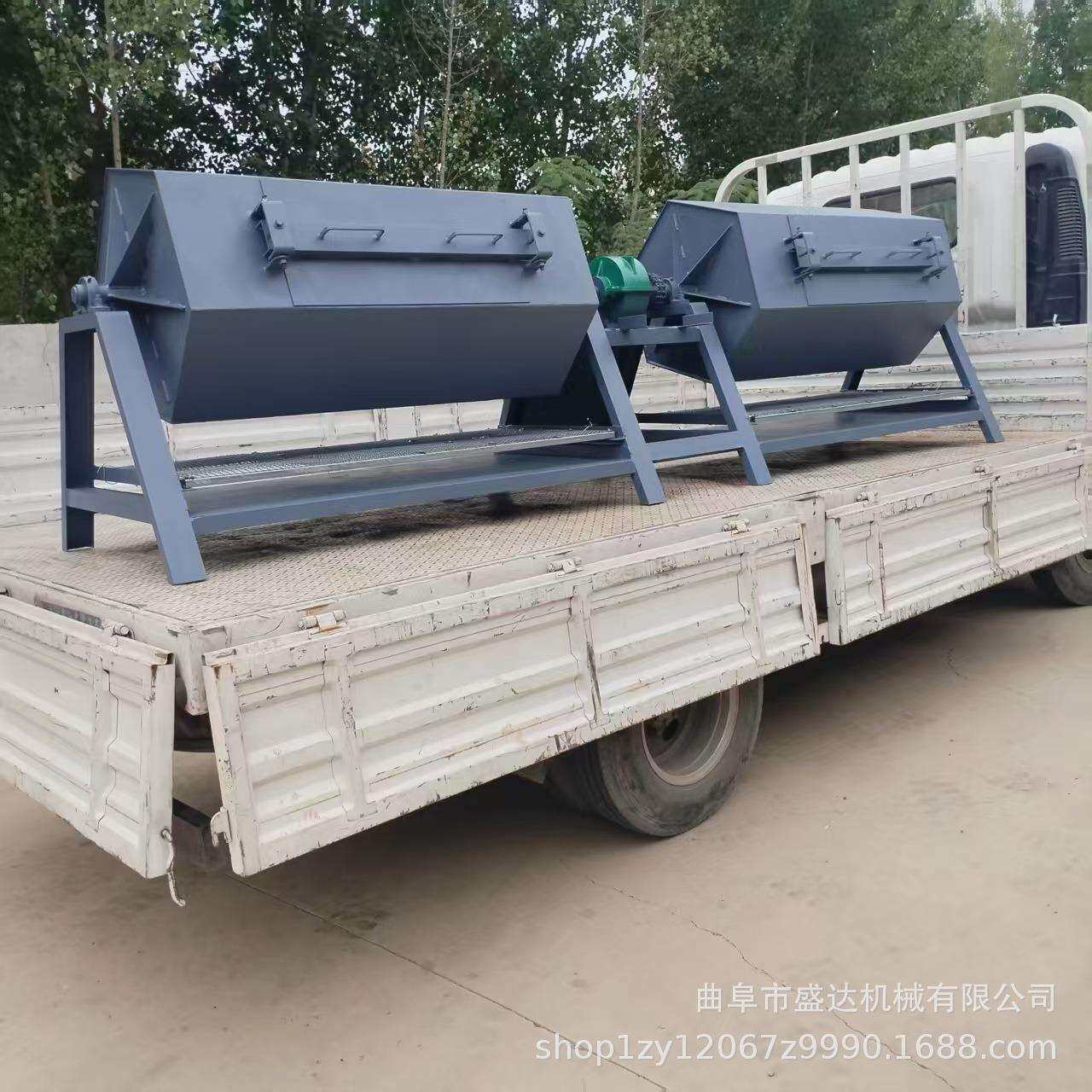 无噪音薄铁片批量去毛刺六角滚筒抛光机 现货铜铁件去锈去油机