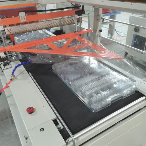 全自动包L型封切缩机文683书本膜机小产收品塑封机收缩膜包装具机