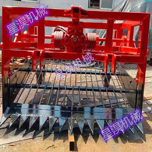 药材收获机震动式挖药机起苗机振动筛药材收获机四轮后置挖药机