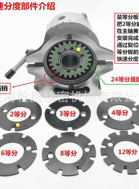 F2-6型立卧等分分度头CC-6寸快速简易分度头铣床分度头快速分度头