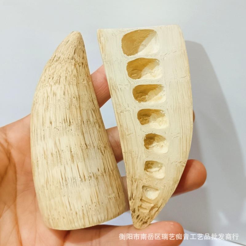 竹根卦竹圣杯手工传统打磨老竹头道家用品斜底不可立老竹根雕刻卦