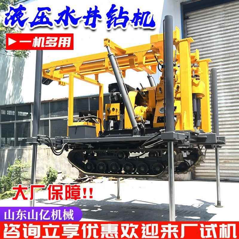 岩石打井设备岩心钻孔取芯钻机家用小型民用打井设备钻井机米