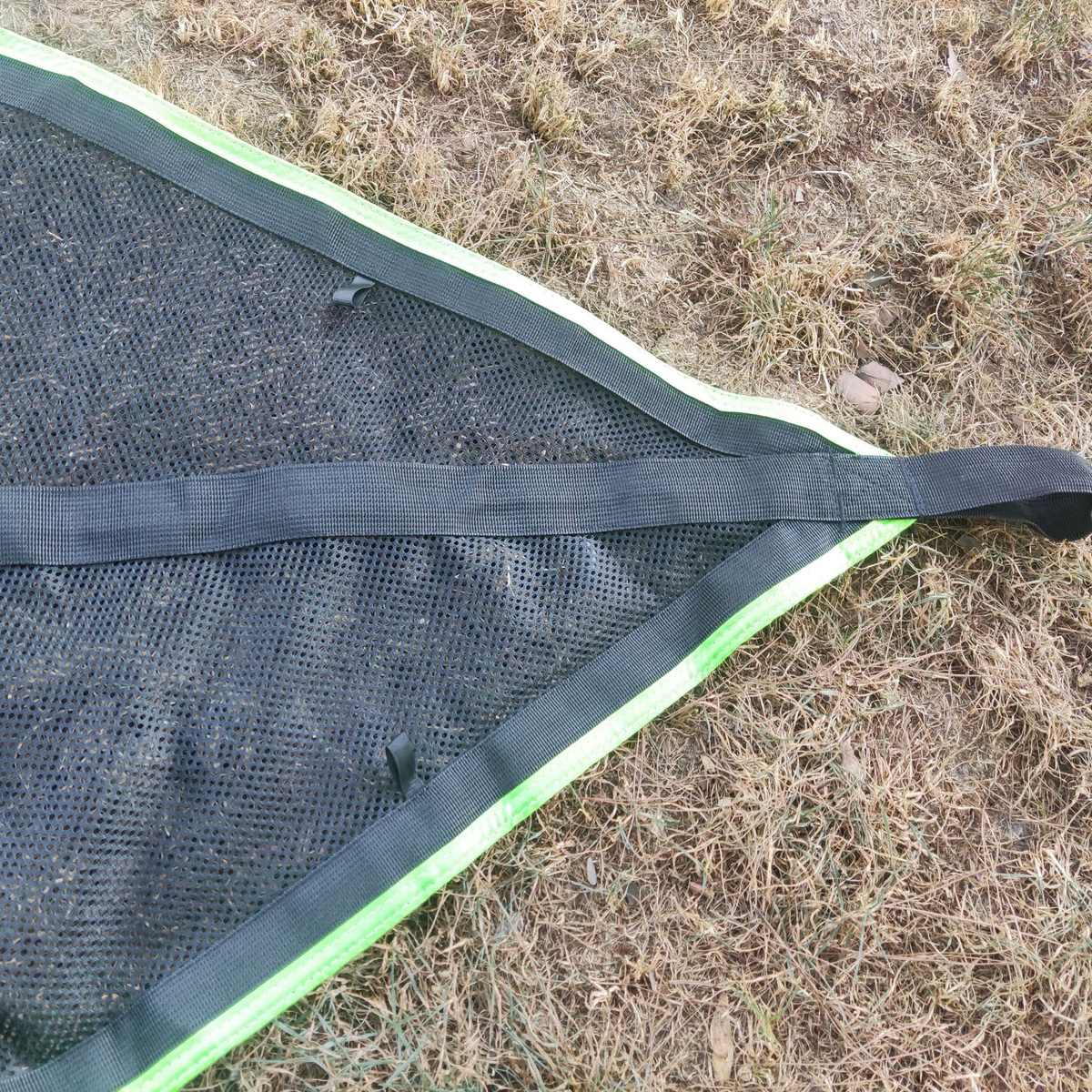 加强版空中多人三角形吊床 折叠网眼网布吊床 空中树帐篷休闲网床