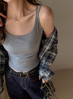 Shoulder strap base, small camisole vest, women's inner