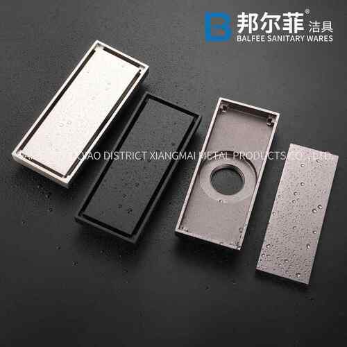 邦尔DL-10*20菲隐形8*20隐藏式生可防反味地漏卫间嵌淋浴干区长条
