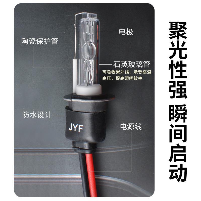 新款直销HID氙气灯泡聚光超亮远射汽车雾灯黄光雨天防雾12V船用照