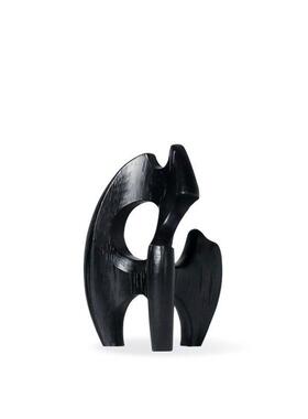 现代简约黑色抽象几何摆件软装饰品客厅玄关售楼处样板房间摆设品