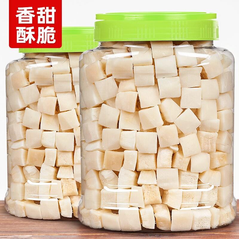 正宗海南特产椰子脆块500g罐装酥脆烘烤椰子果干 干椰子片零食即