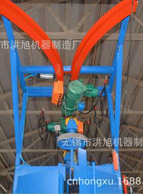 供应QZG-S500吊钩式钢材抛丸清理机双吊挂式焊接件抛丸清理机