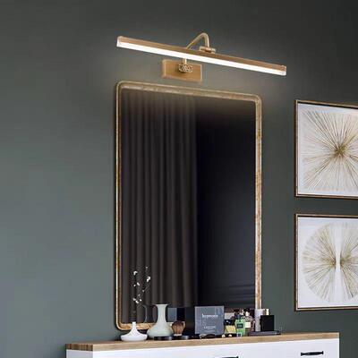 镜画灯油画灯照灯全铜镜画前灯法式欧式复浴8042古间室卫生梳妆台