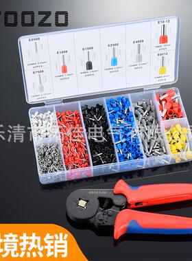 压钳家欧式管型钳子线钳线接线端压子绝缘压4边红色6接厂钳手动工