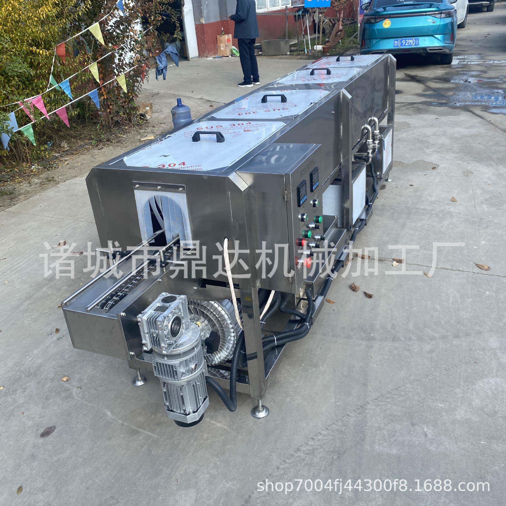 厂家供应蜂蜜玻璃瓶清洗机宠物猫粮罐头瓶清洗烘干一体机冲瓶机