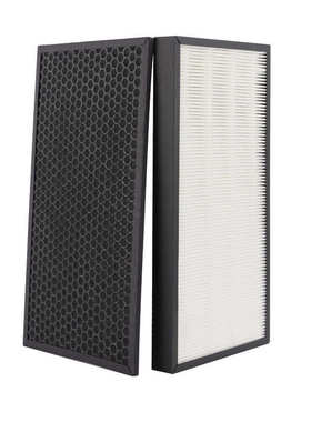 适配空气净化器滤芯FPXJ35C活性炭HEPA除霾过滤网FPDF35C滤芯套装