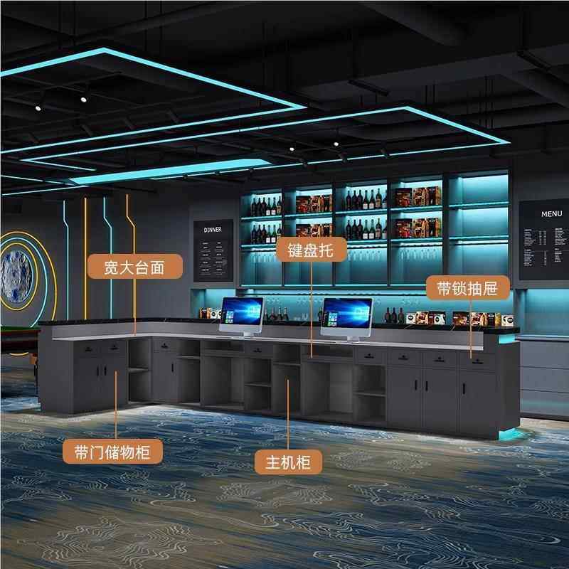 业风工台球厅吧台电网咖酒店收楼48654132银台健身会所售地产前台,商业/办公家具,收银台,淘宝优惠券,粉丝福利购,淘宝优惠卷