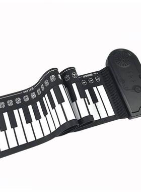 electric flexible piano keyboard soft 49/61/88 keys roll up