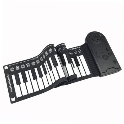 electric flexible piano keyboard soft 49/61/88 keys roll up