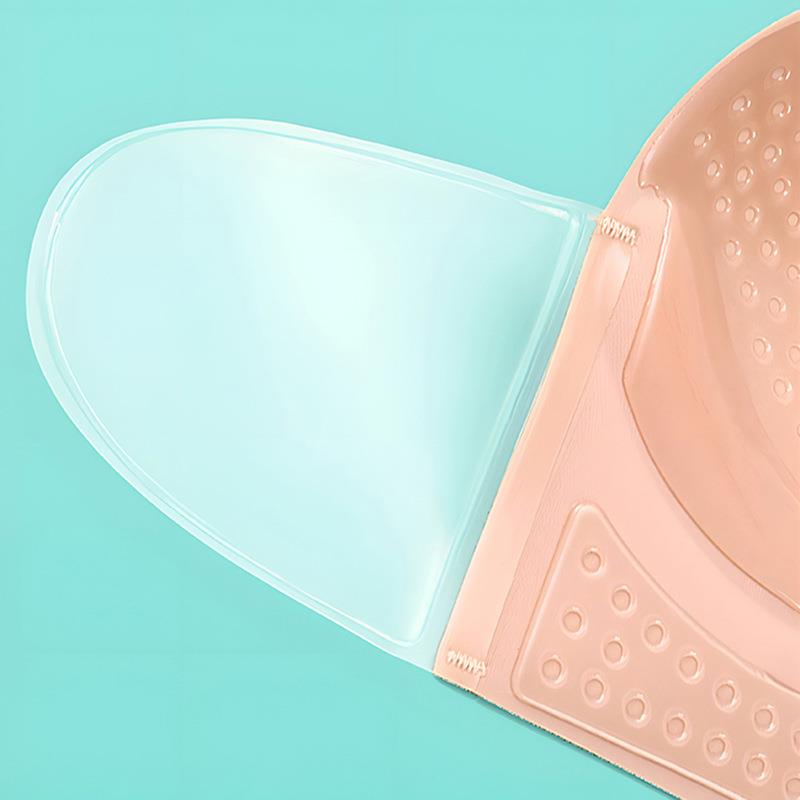 One-piece deep invisible bra for big breasts silicone