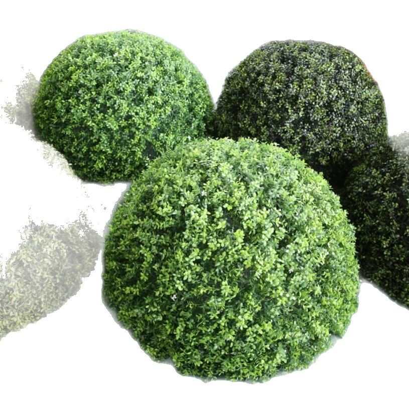 户外绿植井盖遮挡装饰品空心大草球仿真塑料草球米兰草球黄杨草球