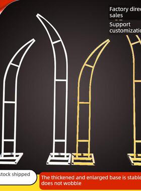 新的婚礼道具锻铁角框架角门花拱弯曲户外婚礼布局草坪定制