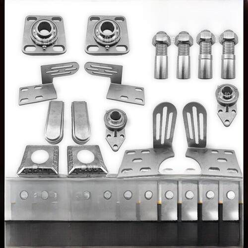 铝艺门天地轴重型庭院门轴心不锈钢轴承座加厚旋转大门轴芯别墅门