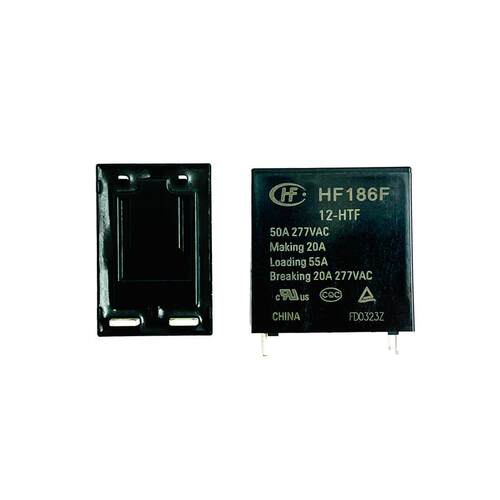 原装宏发功率继电器HF186F-12-HTF一组常开55A4脚HF186F/12-HTF