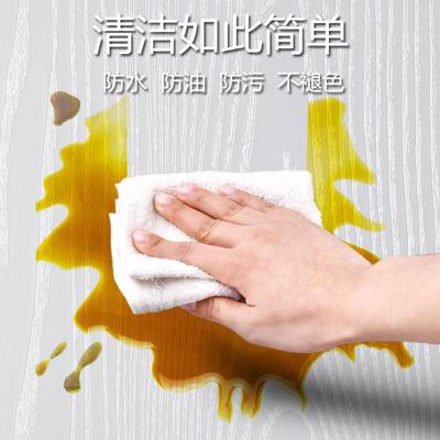 橱柜贴纸防水防油自粘厨房柜子柜门装饰翻新家具防潮木纹改色贴膜