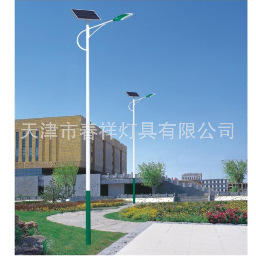 天津春祥灯具直销多种规格10米灯杆户外道路照明太阳能单臂灯杆