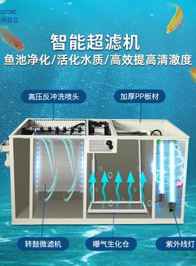 锦鲤鱼池过滤器自动清洗过池塘型水FYX鱼循环净化大一体户外池滤