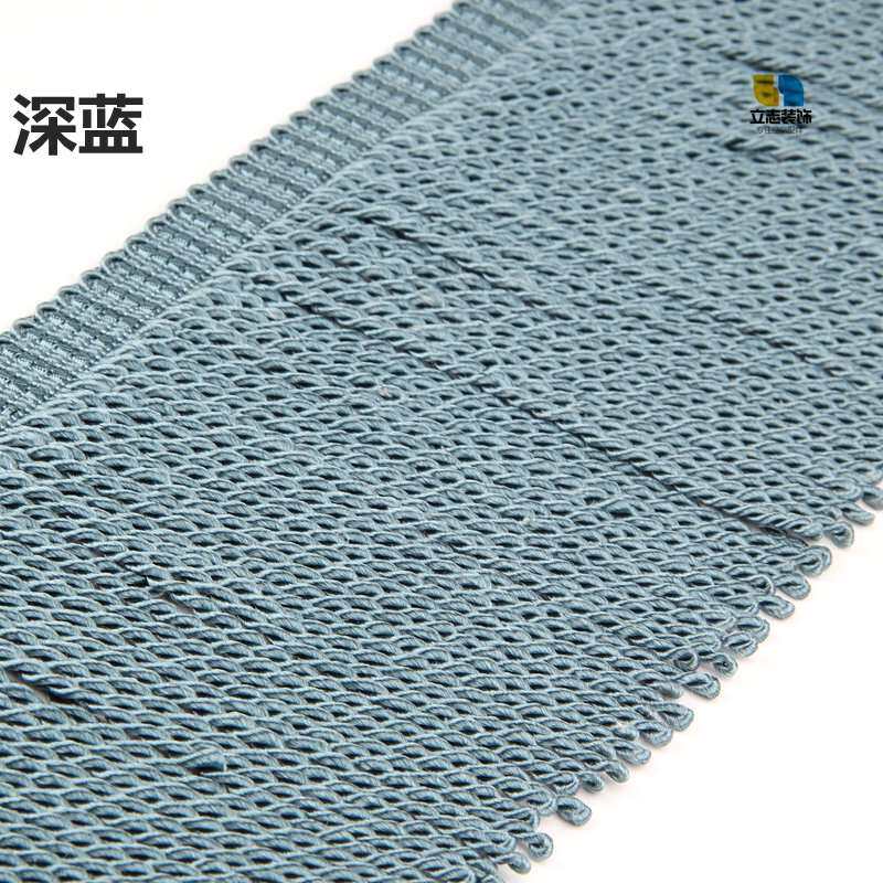 欧式金色窗帘花边配件辅料水晶珠子货车装饰别墅纱窗加重15CM绳排