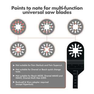66件片万能863用宝闭锯多功摆动锯片孔接头