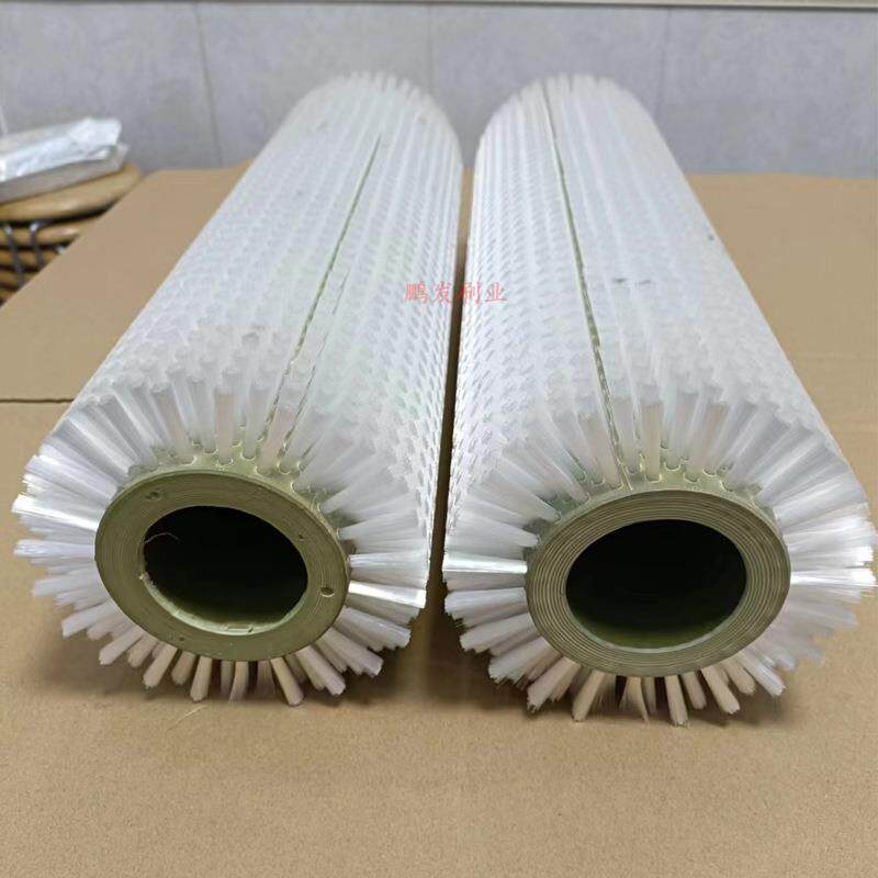 鹏发清洗尼龙毛刷空毛刷形辊心除尘鹏发刷业抛光旋工业圆螺滚筒刷