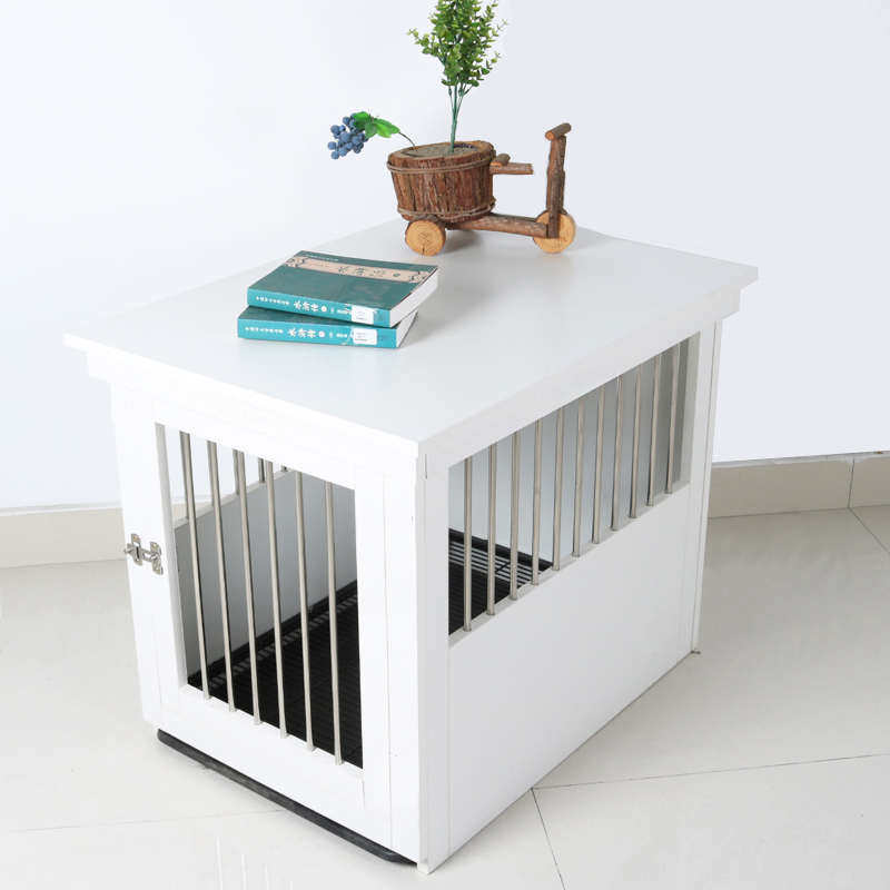 狗犬柴厕所木质宠物泰中型犬迪分离犬小型家用不锈钢室内笼子带笼,宠物/宠物食品及用品,狗窝/屋/帐篷/沙发,淘宝优惠券,粉丝福利购,淘宝优惠卷