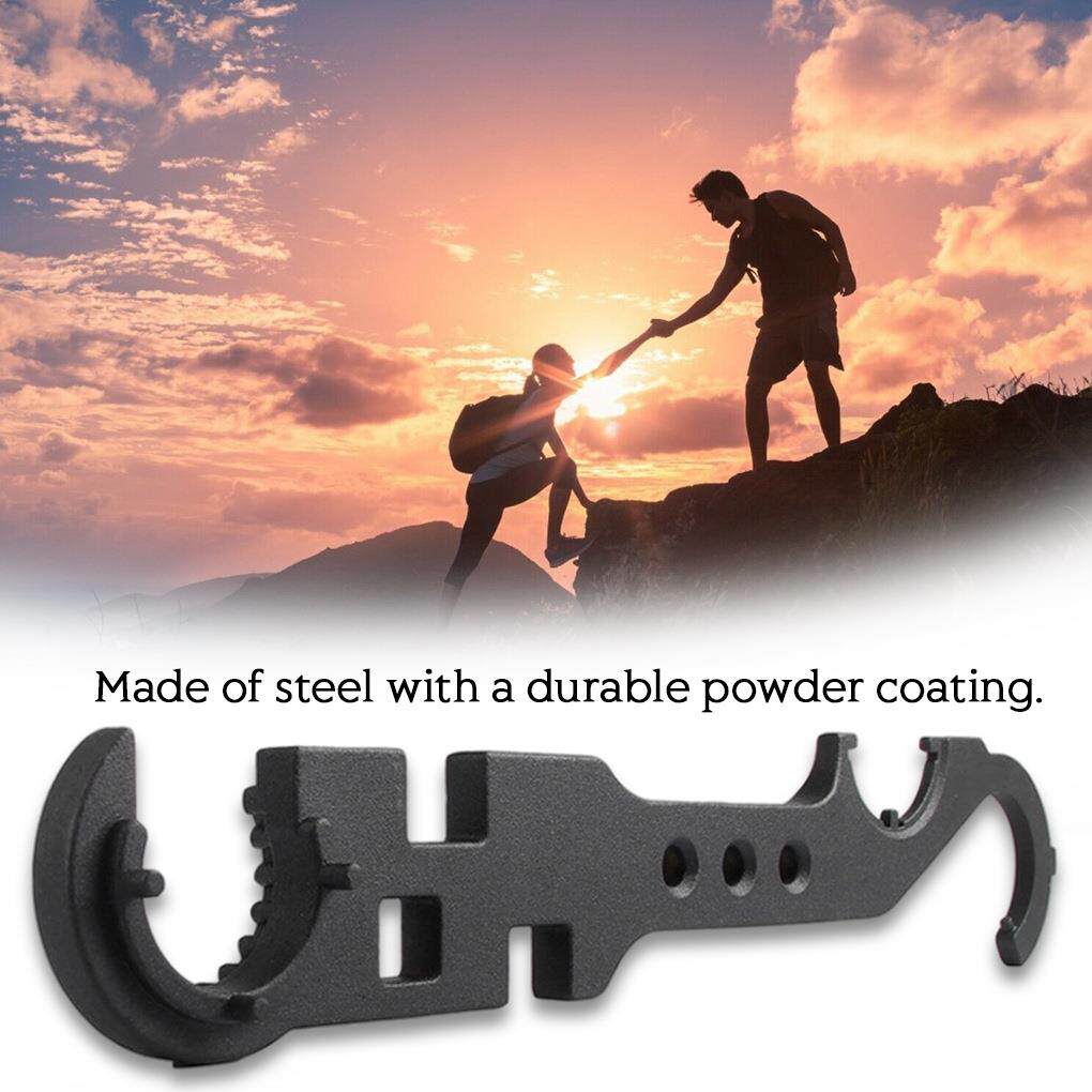 热卖户外野战多功能组合扳手 高硬度AR15/M4工具全钢制金属大扳手