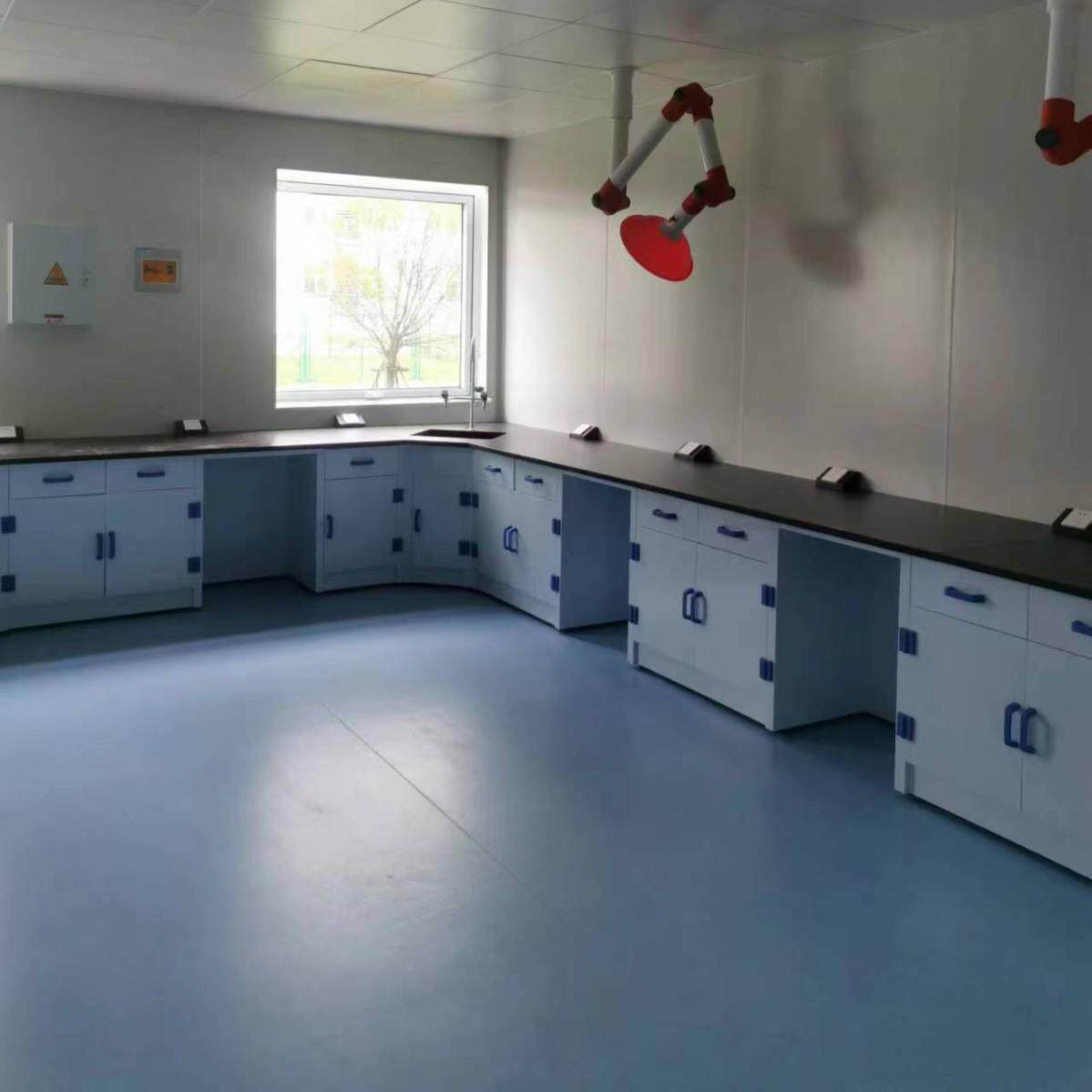 PP实验边台化验室实验台工作台 学校试验边台 理化板台面操作台