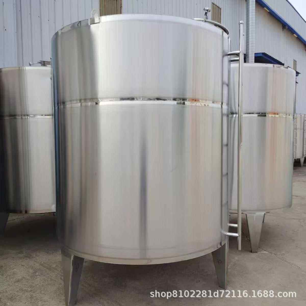 304不锈钢储罐储酒罐1吨3吨5吨白钢酒罐存储罐发酵罐不锈钢储油罐