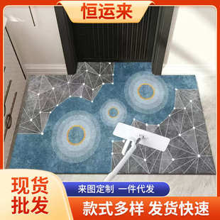 入户门地垫可擦洗pvc门垫家用免洗门口脚垫防滑皮革进门垫子裁剪