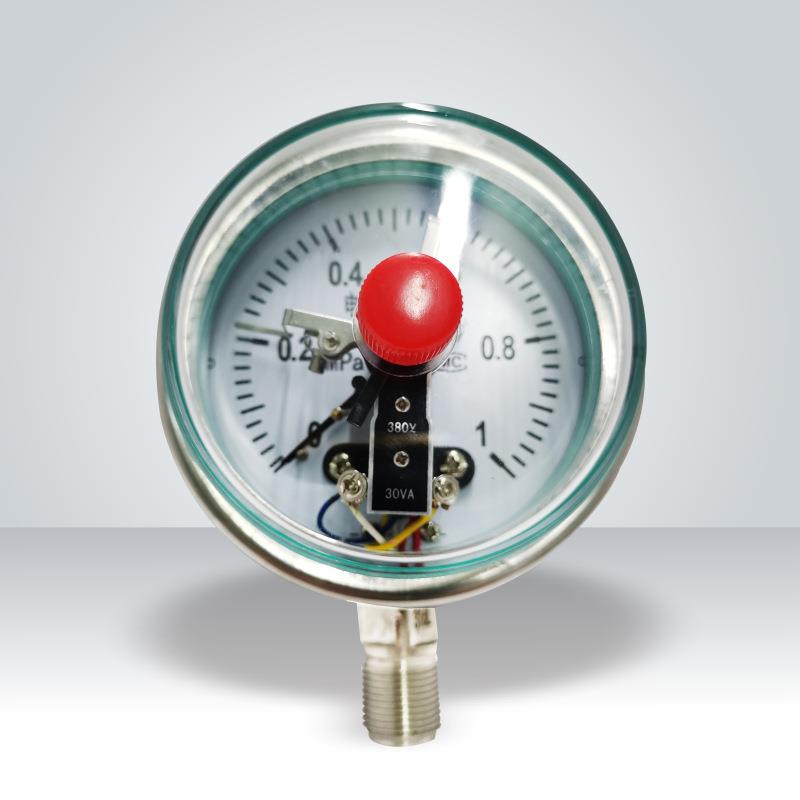 电接点磁助式压力表YX-100水压油压气压真空表1.6压差负压表40mpa