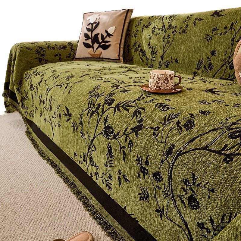 复古沙发盖布雪尼尔高级感沙发巾轻奢2025款防猫抓沙发套罩沙发垫,居家布艺,沙发套,淘宝优惠券,粉丝福利购,淘宝优惠卷