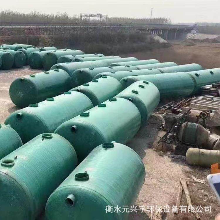 罐地埋式玻璃钢缠绕化粪池油池隔一体式污水粪处理132储设备化罐