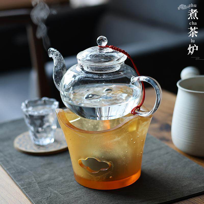 琉璃风炉煮茶底座温泡茶炉暖泡茶炉保温茶器加热暖茶家用茶室中式