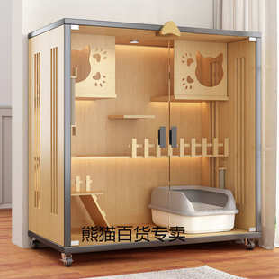 猫笼子超大自由空间豪华猫别墅家用室内猫窝猫屋猫咪房子猫舍猫柜