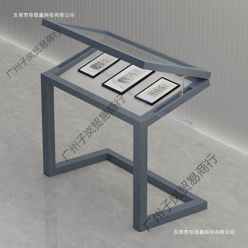 资料文献票据字画奖章展厅陈列柜博物馆展示柜展示柜液压玻璃展柜
