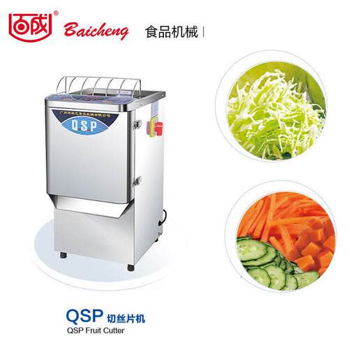百成QSP切丝片机立式多功能切菜机数显切切条切片剁椒机SQC60