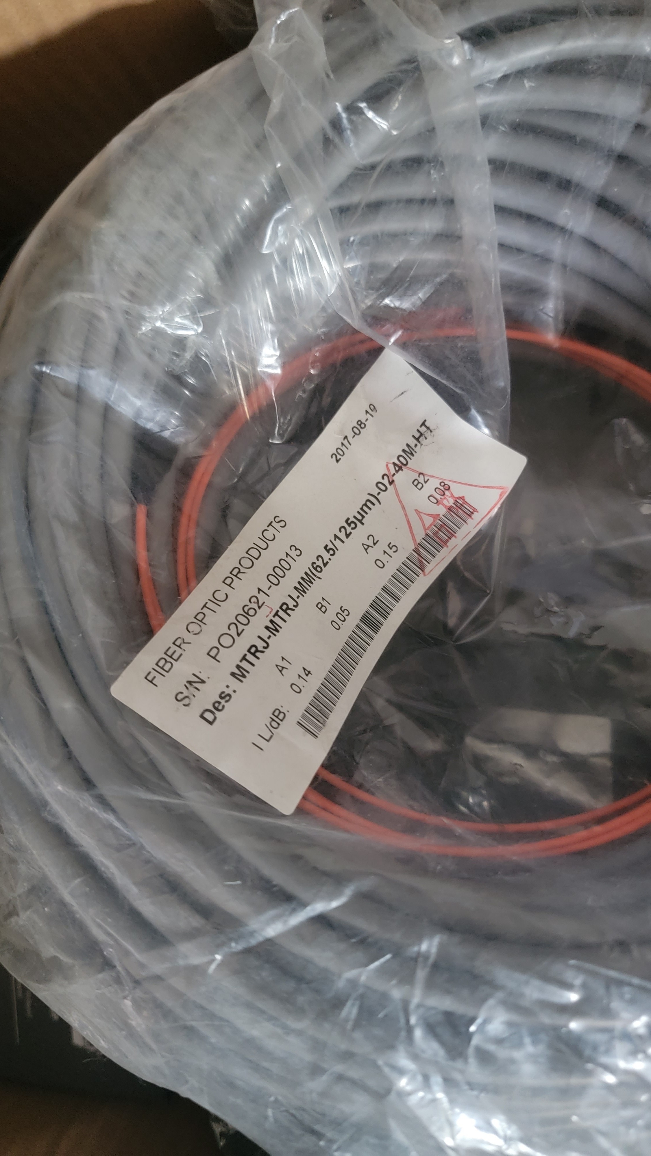 福克斯波罗光纤 MTRJ-MTRJ-MM/62.5/125&mu;